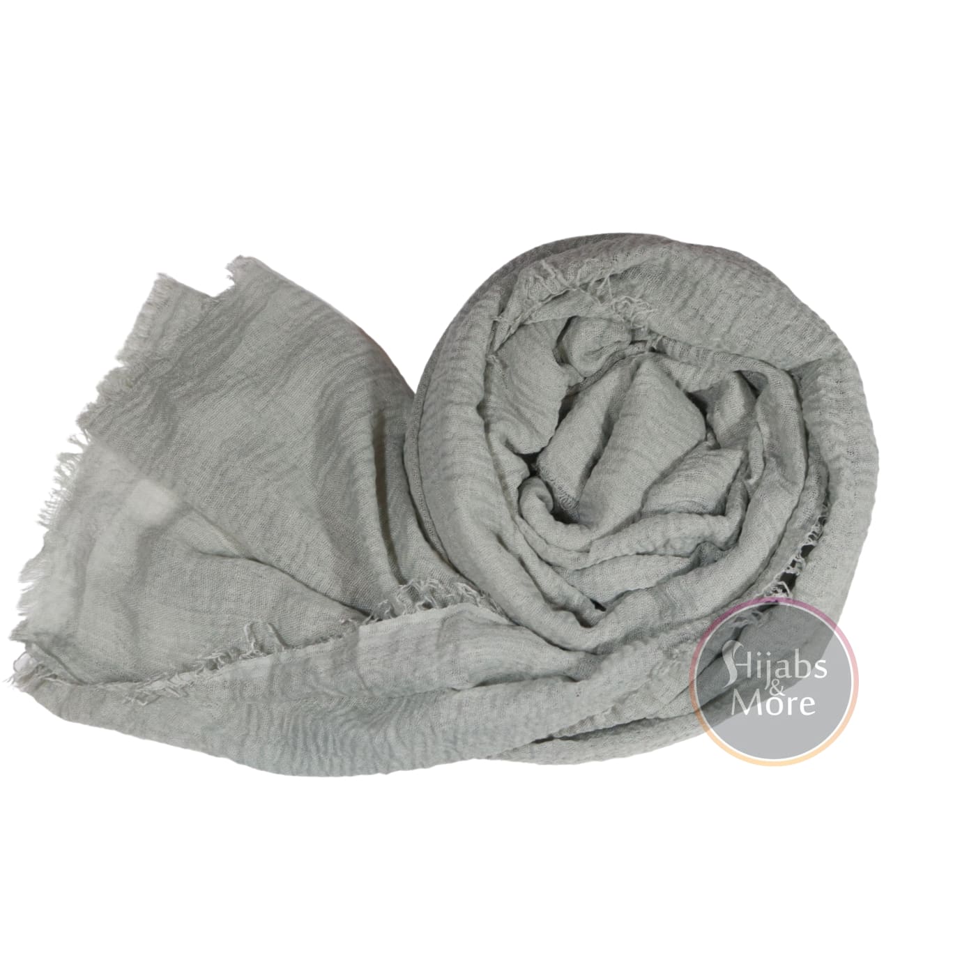 LIGHT GREY Ripple Cotton - Hijabs