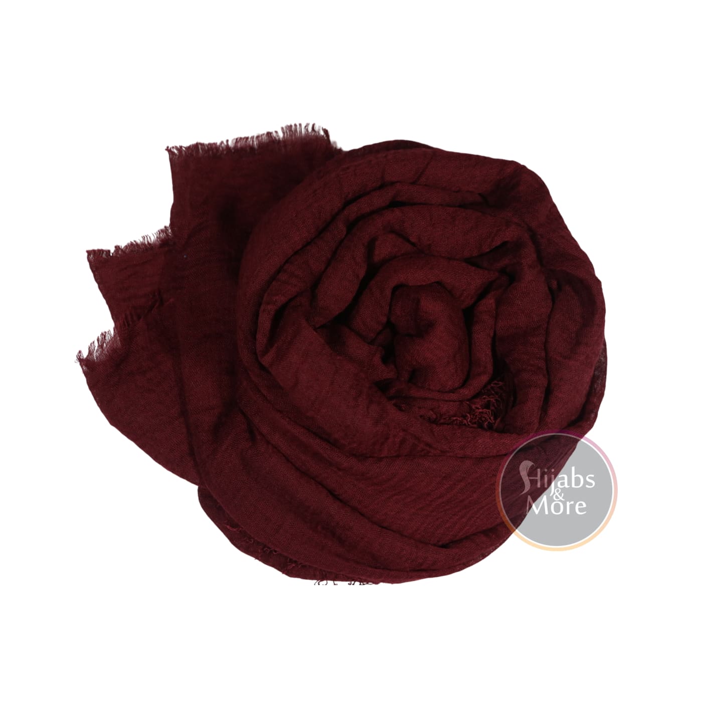 MAROON Ripple Cotton - Hijabs